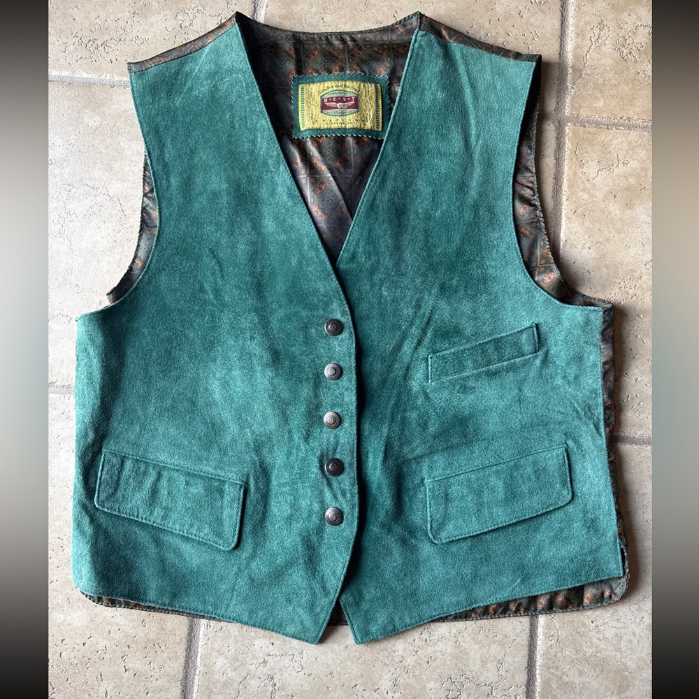 Vintage Best American Clothing Co Suede Vest Size L